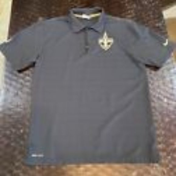 New Orleans Saints Nike On Field Apparel Polo Shirt Size S, Excellent Condition - Picture 1 of 5